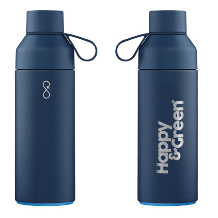 Custom Printed Ocean bottle - ocean blue