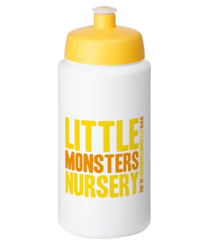 Custom printed 500 ml sport bottle with grip - 2 colour print