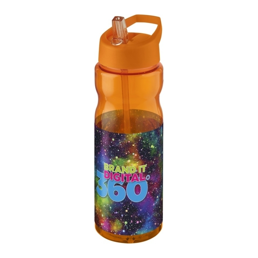 Custom Printed Purple Sports Water Bottle Full Colour