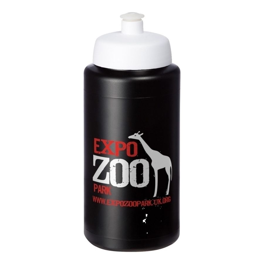 Custom printed 500 ml sport bottle with grip - 2 colour print