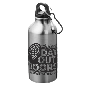 Laser Engraved Custom Printed 400 ml Aluminium Water Bottle